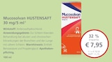 HUSTENSAFT 30 mg/5 ml bei LINDA Premiumapotheke im Prospekt "" für 7,95 €