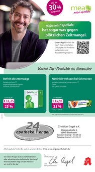 Aktueller mea - meine apotheke Prospekt "Unsere November-Angebote" Seite 1 von 4 Seiten für Blieskastel