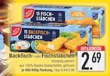 Backfisch- oder Fischstäbchen von GUT&GÜNSTIG im aktuellen EDEKA Prospekt für 2,69 €