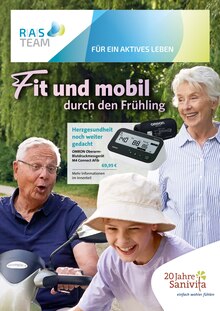 RAS Team GmbH Kundenzentrum Prospekt Fit und mobil durch den Frühling mit 6 Seiten