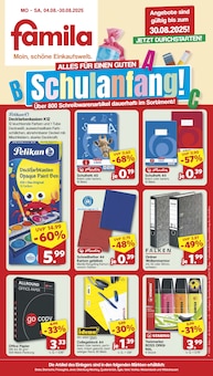 Schulbedarf Angebot im aktuellen famila Nordwest Prospekt auf Seite 1