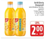 EDEKA Weida - Orangensaft Angebot im Prospekt Orangensaft bei EDEKA im Weida Prospekt für 2,00 €