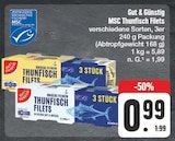 Aktuelle Thunfisch Angebote bei EDEKA in Leipzig Aktuelles MSC Thunfisch Filets Angebot bei EDEKA in Leipzig ab 0,99 €