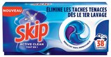 Lessive capsules Active Clean Tout en 1 - Skip - Super U à Vandœuvre-lès-Nancy Lessive capsules Active Clean Tout en 1 - Skip en promo chez Super U Vandœuvre-lès-Nancy à 13,50 €