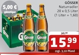 Aktuelles Naturradler Angebot bei Getränke Quelle WVG in Magdeburg ab 15,99 €