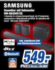 Soundbar mit Subwoofer HW-Q935GF/ZG bei expert im Bergisch Gladbach Prospekt für 549,00 €