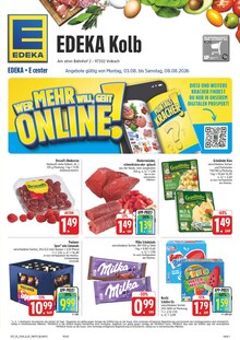 Aktueller EDEKA Prospekt (Kolitzheim, 38 Seiten zum blättern EDEKA Prospekt Wir lieben Lebensmittel! mit 38 Seiten