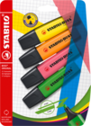 LOT DE 4 BOSS ORIGINAL STABILO - STABILO - Auchan Supermarché à Brive-la-Gaillarde LOT DE 4 BOSS ORIGINAL STABILO - STABILO en promo chez Auchan Supermarché Brive-la-Gaillarde à 4,05 €