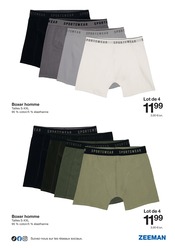 Promos Boxer Homme dans le catalogue "ZEEMAN" de Zeeman Boxer Homme en promo dans le catalogue Zeeman à la page 18