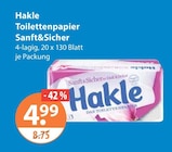 V-Markt - Toilettenpapier Sanft&Sicher Angebot im Prospekt Toilettenpapier Sanft&Sicher bei V-Markt im Prospekt "" für 4,99 €
