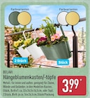 Hängeblumenkasten/-töpfe von BELAVI für 3,99 € bei ALDI Nord im Angebot Hängeblumenkasten/-töpfe von BELAVI im aktuellen ALDI Nord Prospekt