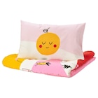 Bettwäsche-Set f Babybett, 2-teilig bunt/gestreift von GRÖNFINK im aktuellen IKEA Prospekt für 11,99 €