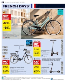 Offre Vélo Électrique dans le catalogue Carrefour du moment à la page 86