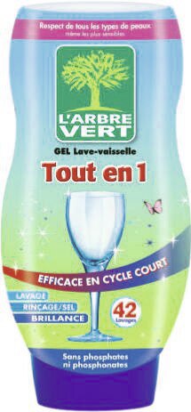 L'Arbre Vert - L’ARBRE VERT dans le catalogue Géant Casino Gel Lave-vaisselle Tout en 1* - L’ARBRE VERT à 4,05 € en promo chez Géant Casino