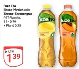 Eistee Pfirsich im Angebot bei GLOBUS in Duisburg Eistee Pfirsich Angebote von Fuze Tea bei GLOBUS Duisburg für 1,39 €