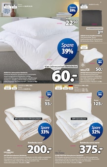 Bettdecke im aktuellen JYSK Prospekt (Regensburg) Bettdecke im JYSK Prospekt "Ein großartiges Angebot für dein Zuhause - SPARE BIS ZU 60%" mit 17 Seiten (Regensburg)