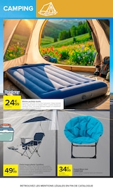 Promos Matelas Gonflable dans le catalogue "Enfin les Vacances" de Carrefour Matelas Gonflable en promo dans le catalogue Carrefour à la page 16