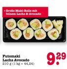 Aktuelle Lachs Angebote bei E center in Heidelberg Aktuelles Futomaki Lachs Avocado Angebot bei E center in Heidelberg ab 9,29 €