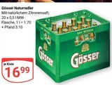 Naturradler im Angebot bei GLOBUS in Bruchsal Naturradler Angebote von Gösser bei GLOBUS Bruchsal für 16,99 €