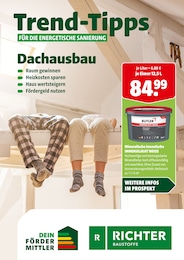 Aktueller Richter Baustoffe Baumärkte Prospekt für Ratekau 12.12.2025 - 21.12.2025 Richter Baustoffe Prospekt für Ratekau mit 31 Seiten