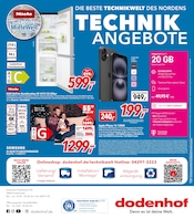 Aktueller dodenhof TechnikWelt Elektromarkt Prospekt in Oyten und Umgebung, "Top Angebote" mit 1 Seite, 22.12.2024 - 27.12.2024