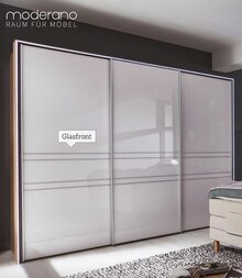 Schlafzimmer von moderano im aktuellen XXXLutz Möbelhäuser Prospekt Schwebetürenschrank von moderano für 999,00 € bei XXXLutz Möbelhäuser im Angebot