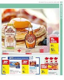 Prix et réduction Sirop D'érable dans le prospectus Carrefour en cours Offre Sirop D'érable dans le catalogue Carrefour du moment à la page 17