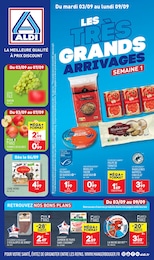 Prospectus Aldi à La Mûre, "Les très grands arrivages", 27 pages, 03/09/2024 - 09/09/2024