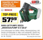 Akku-Luftpumpe „Universalpump 18 V Solo“ Angebote von Bosch bei OBI Ingolstadt für 57,99 €