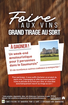 Prospectus Supermarchés Match en cours, "Foire AUX VINS", page 2 sur 34