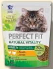 Croquettes pour chat adulte Natural Vitality au poulet et à la dinde - Perfect Fit en promo chez Netto Croquettes pour chat adulte Natural Vitality au poulet et à la dinde - Perfect Fit dans le catalogue Netto