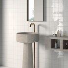 Faïence murale uni blanc brillant Twist en promo chez Castorama Dunkerque à 19,90 €