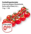 Cocktailtomaten im Angebot bei GLOBUS in Neunkirchen Cocktailtomaten Angebote bei GLOBUS Neunkirchen für 0,99 €