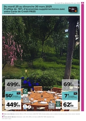 Table De Jardin Angebote im Prospekt "PROFITER ENFIN DE SON JARDIN" von Carrefour auf Seite 3