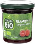 Confiture extra Framboise - CASINO BIO en promo chez Géant Casino Confiture extra Framboise - CASINO BIO dans le catalogue Géant Casino