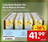 Bubble Tea Birne Melone Grüntee Angebote von Lady Boba bei Netto Marken-Discount Erkelenz für 41,99 €