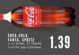 Coca-Cola im Angebot bei E center in Gelsenkirchen Coca-Cola Angebote von Coca-Cola bei E center Gelsenkirchen für 1,39 €