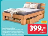 Massivholzbett „Sofie“ im Segmüller Prospekt Massivholzbett „Sofie“ im aktuellen Segmüller Prospekt für 399,00 €