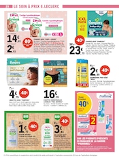 Pampers en promo dans le catalogue E.Leclerc à la page 28
