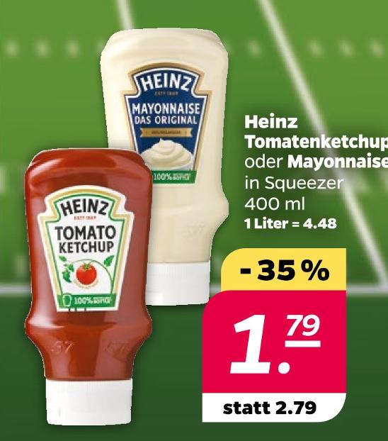 Heinz Tomatenketchup oder Mayonnaise