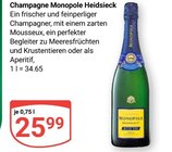 Aktuelles Monopole Heidsieck Angebot bei GLOBUS in Krefeld ab 25,99 €