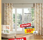 wohnen & sparen Stelter Warendorf - Ösenschal Angebot im Prospekt Ösenschal bei wohnen & sparen Stelter im Warendorf Prospekt für 59,99 €