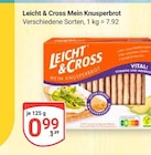 Mein Knusperbrot Angebote von Leicht & Cross bei GLOBUS Gera für 0,99 €