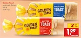 Butter Toast Angebote von Golden Toast bei Netto Marken-Discount Aalen für 1,29 €