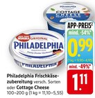 Frischkäsezubereitung bei EDEKA im Mengen Prospekt für 0,99 €