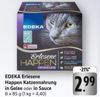 Erlesene Happen Katzennahrung in Gelee Angebote von EDEKA bei EDEKA Baden-Baden für 2,99 €