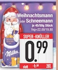 Weihnachtsmann oder Schneemann von Milka im aktuellen EDEKA Prospekt für 0,99 €