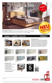 Aktueller XXXLutz Prospekt mit Bett, "Design für guten Geschmack", Seite 7