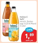 Saft im Angebot bei budni in Buchholz Saft Angebote von hohes C bei budni Buchholz für 1,89 €