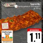 Spareribs im Angebot bei EDEKA in Rheine Spareribs Angebote von meinLand EDEKA bei EDEKA Rheine für 1,11 €